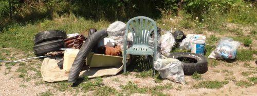 Blackâ€™s Point Beach in Huron County, 30 volunteers removed 1,044 pieces of litter from the beach; 470 items were tiny plastic and foam pieces.